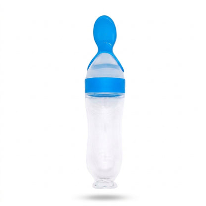 Pekeyum™ · Biberón Cuchara de Silicona para Bebé | Papillas Sin Manchas